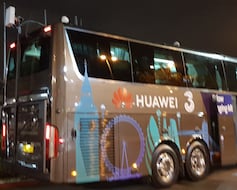 Der 5G-Testbus von Huawei