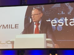 BNetzA-Prsident Jochen Homann nutzte die Gelegenheit, ber die Hintergrnde der 5G-Versteigerung zu informieren.