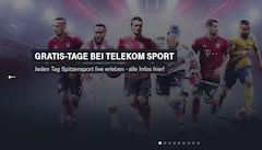 Gratis-Tage bei Telekom Sport