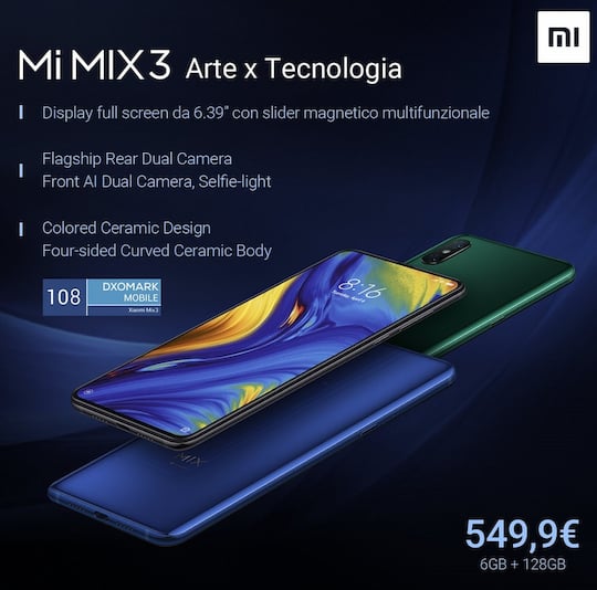 Das Xiaomi Mi Mix 3 beehrt bald auch deutsche Kufer