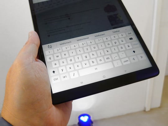 Vorinstallierte Tastatur auf dem Samsung Galaxy Tab A