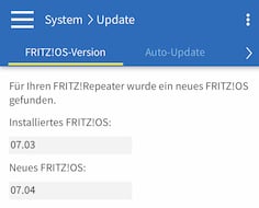 Erstes FRITZ!OS-Update bereits verfgbar