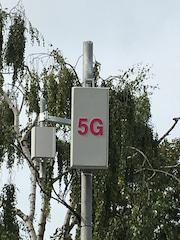 Eine 5G-Antenne der Telekom