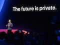 Mark Zuckerberg spricht auf der Entwicklerkonferenz F8