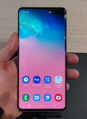 Das Samsung Galaxy S10 5G auf dem MWC 2019