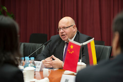 Bundeswirtschaftsminister Peter Altmaier (CDU) in China