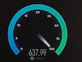 5G-Speedtest unter realen Bedingungen: Test 1 ergab 638 MBit/s mit 15 Millisekunden Ping