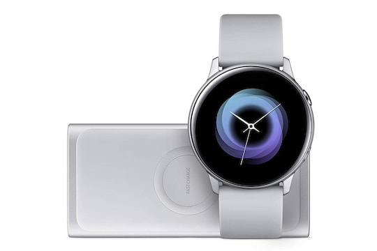 Samsung Galaxy Watch Active mit induktiver Powerbank