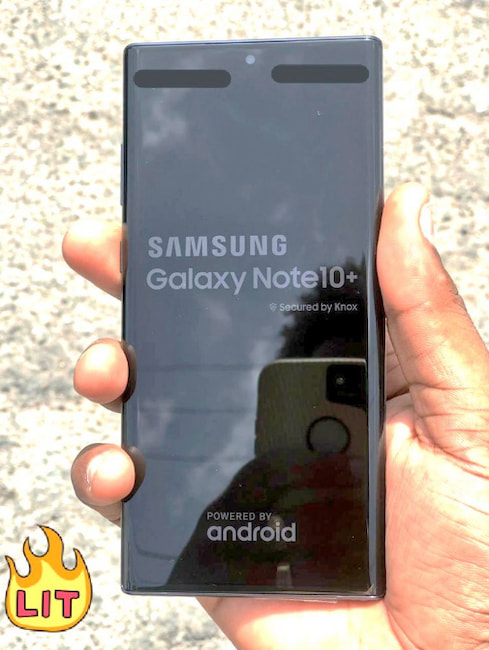 Das Samsung Galaxy Note 10+ in freier Wildbahn