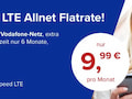 Tarifhaus-Aktion: LTE-Allnet Flat im Vodafone-Netz fr unter 10 Euro