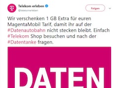 Telekom startet Datentanke