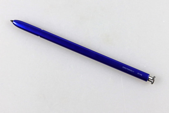 Der blaue S Pen des Galaxy Note 10