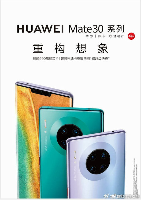 So knnte das Huawei Mate 30 (Pro) aussehen
