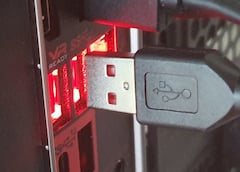 USB-3.1-Schnittstelle an einem Computer