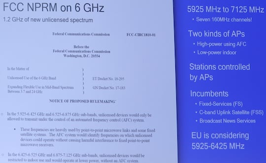 Vorschlag fr neue WiFi-Frequenzen im Bereich um 6 GHz