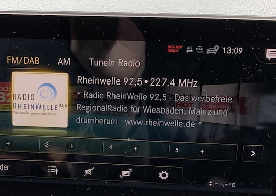 DAB+-Empfang mit Mercedes-Autoradio