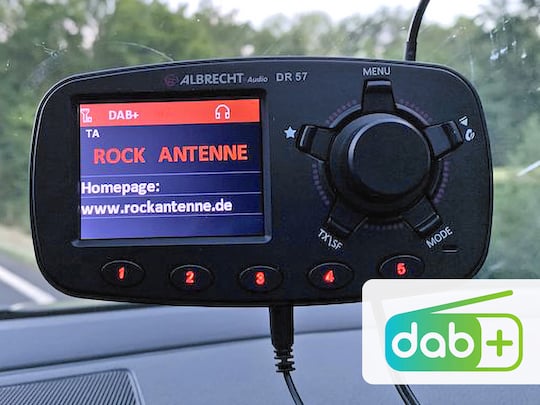 Pocket-Radio im Auto