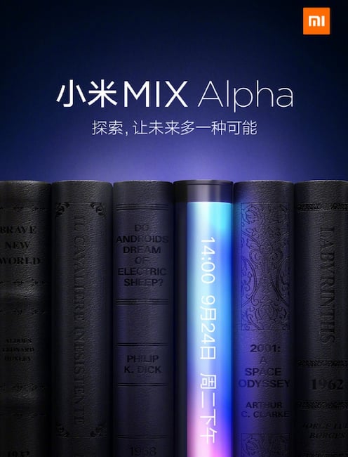 Die Seitenansicht des Xiaomi Mi Mix Alpha