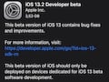 iOS 13.2 beta ist da.