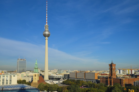 Der Berliner Fernsehturm wird 50 Jahre alt
