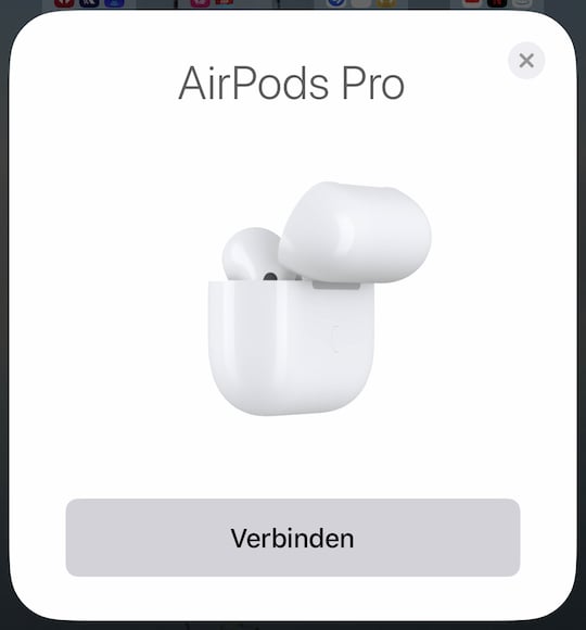 Kopplung der AirPods Pro mit dem iPhone