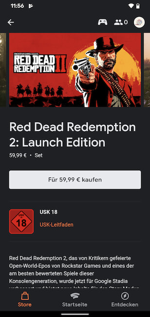 Auch fr Pro-Abonnenten kostet "Red Dead Redepmtion 2" rund 60 Euro