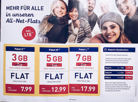 Aldi Talk erhöht Datenvolumen in den Tarifoptionen - teltarif.de News