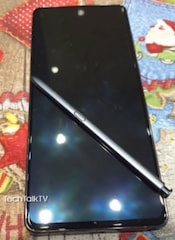 Ein angebliches Live-Bild des Samsung Galaxy Note 10 Lite mit S-Pen