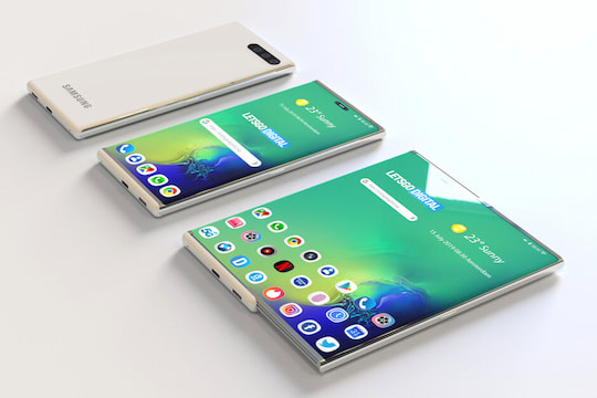So knnte ein seitlich ausziehbares Samsung-Foldable aussehen