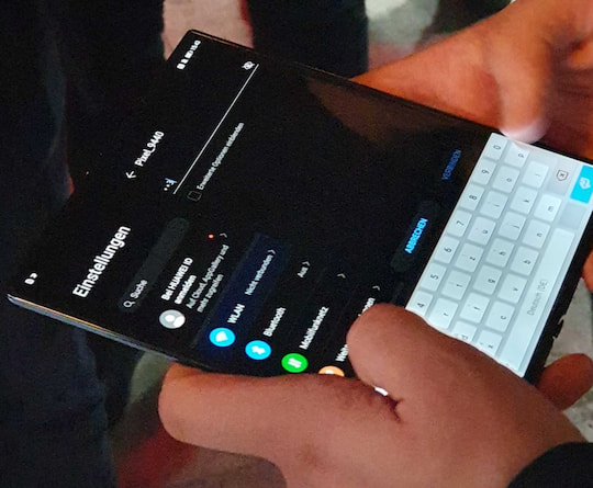 Demo der Multitasking-Qualitten des Huawei Mate Xs