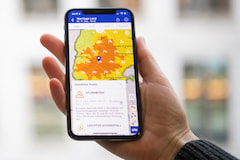 Die WarnWetter-App des Deutschen Wetterdienstes