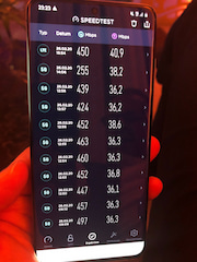 5G auf dem Samsung Galaxy S20 5G - 500 MBit/s sind schon mglich