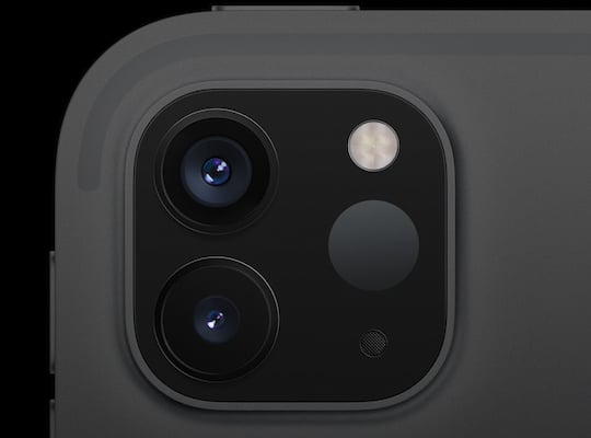 LiDAR-Scanner und Kameras des iPad Pro (2020)