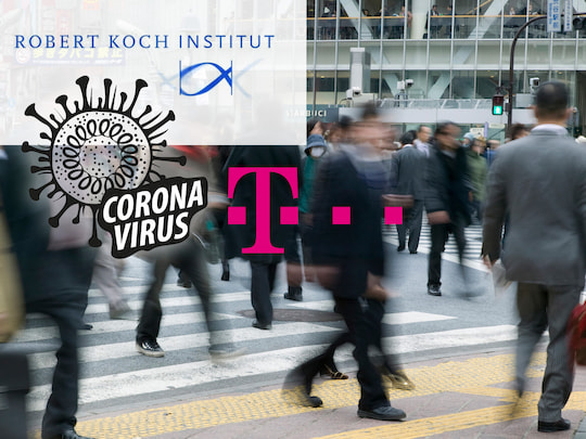 Die Telekom versorgt das Robert Koch Institut mit anonymisierten Bewegungsdaten, um mgliche die Ausbreitung des Coronavirus voraussagen zu knnen