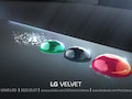 Angedeutete Farbvarianten des LG Velvet