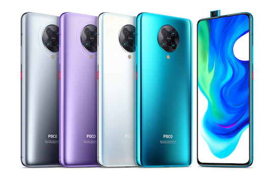 Das Xiaomi Poco F2 Pro in den verfgbaren Farbvarianten