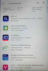 Wer sich fr das neue o2 Banking interessiert, muss die o2 Banking App von Comdirect laden und installieren. (Google Play Store)