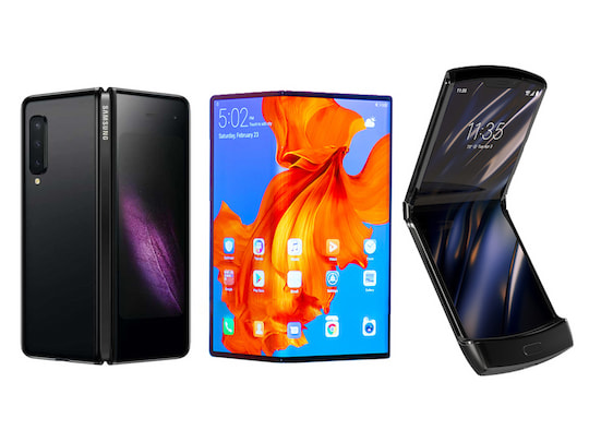 Samsung Galaxy Fold, Huawei Mate X und Motorola Razr (2019)