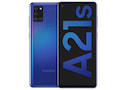 Der blaue Rcken des Samsung Galaxy A21s
