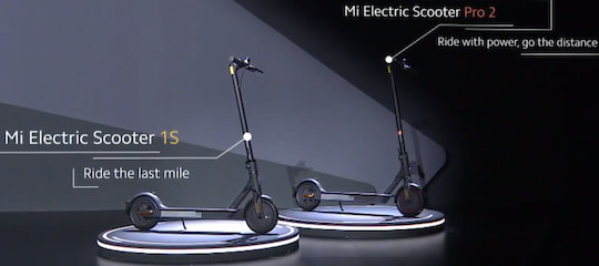 Die zwei neuen Xiaomi-Scooter