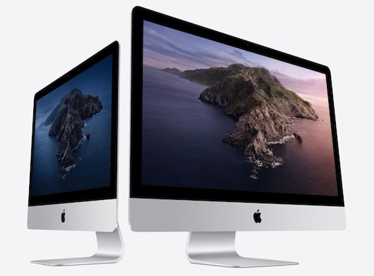 Grenvergleich: links iMac 21,5 Zoll, rechts iMac 27 Zoll