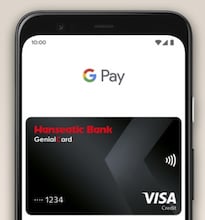 Hanseatic Bank plant Google Pay