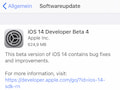 iOS 14 Beta 4 verfgbar