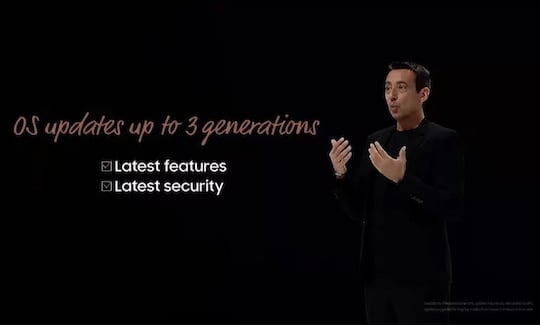 Samsung wirbt mit drei Generationen Android-Updates