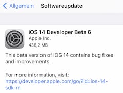 Neue iOS-14-Beta