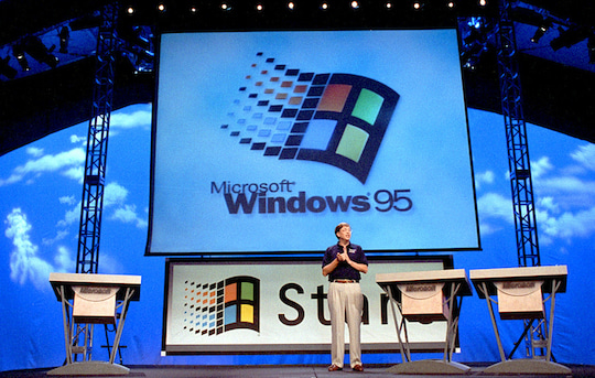 Die Vorstellung von Windows 95