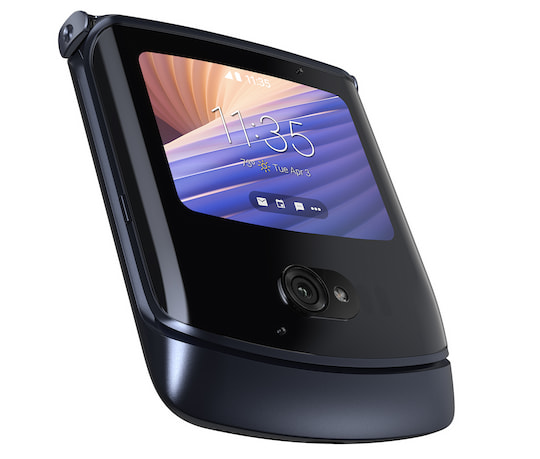 Das Motorola Razr 5G zusammengeklappt