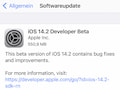 iOS 14.2 zeigt sich erstmals
