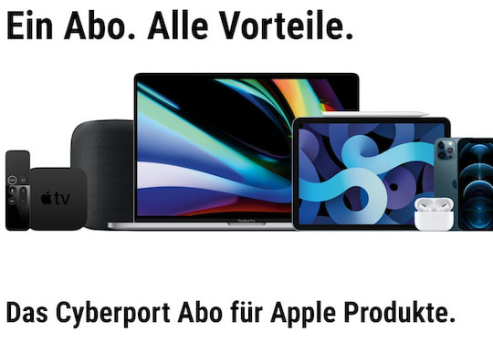 Cyberport fr ein Abo fr Apple-Hardware ein