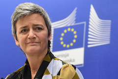 Die EU-Kommissarin Margarethe Vestager stimmt der Frderung des Netzausbaus in Deutschland zu.